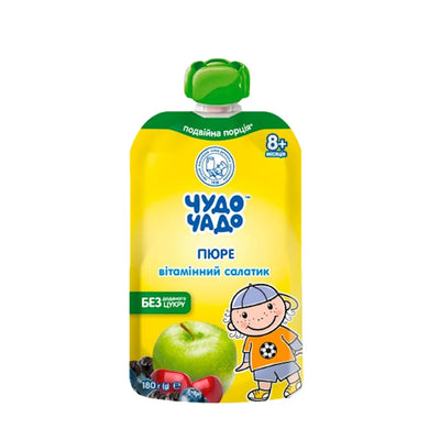 PUREE FOR BABY FRUIT&BERRY 12/180GR CHUDO CHADO UKRAINE
