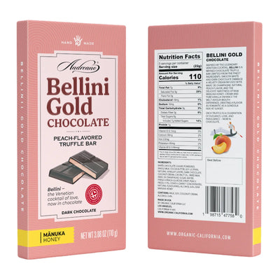 CHOCOLATE BAR DUBAI GOLD BELLINI 10/110GR ANDREANO(6)