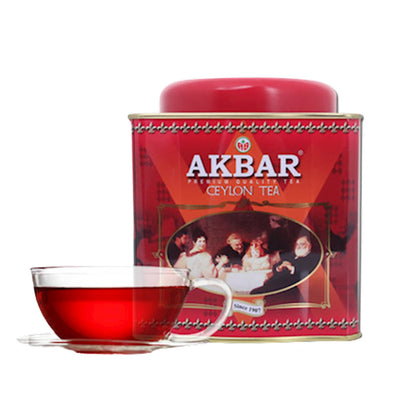 TEA   AKBAR BLACK CEYLON CLASSIC 12/250GR SRI-LANKA