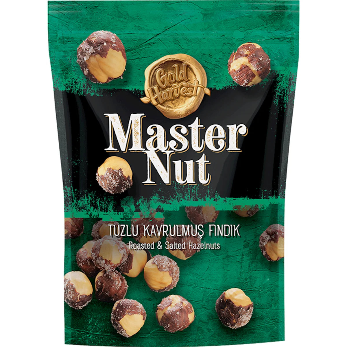 HAZELNUT ROASTED SALTED MASTER NUT 7/150GR GOLD HARVEST