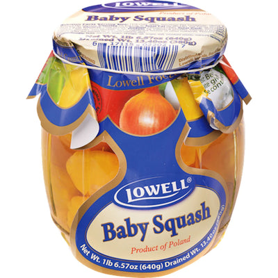 PATISON BABY SQUASH YELLOW MARINATED 6/640ML LOWELL  POLAND N0204LF2027