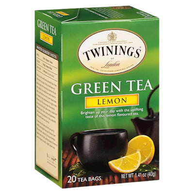 TEA TWININGS GREEN W/LEMON 6/(20X2GR) ENGLAND N7023