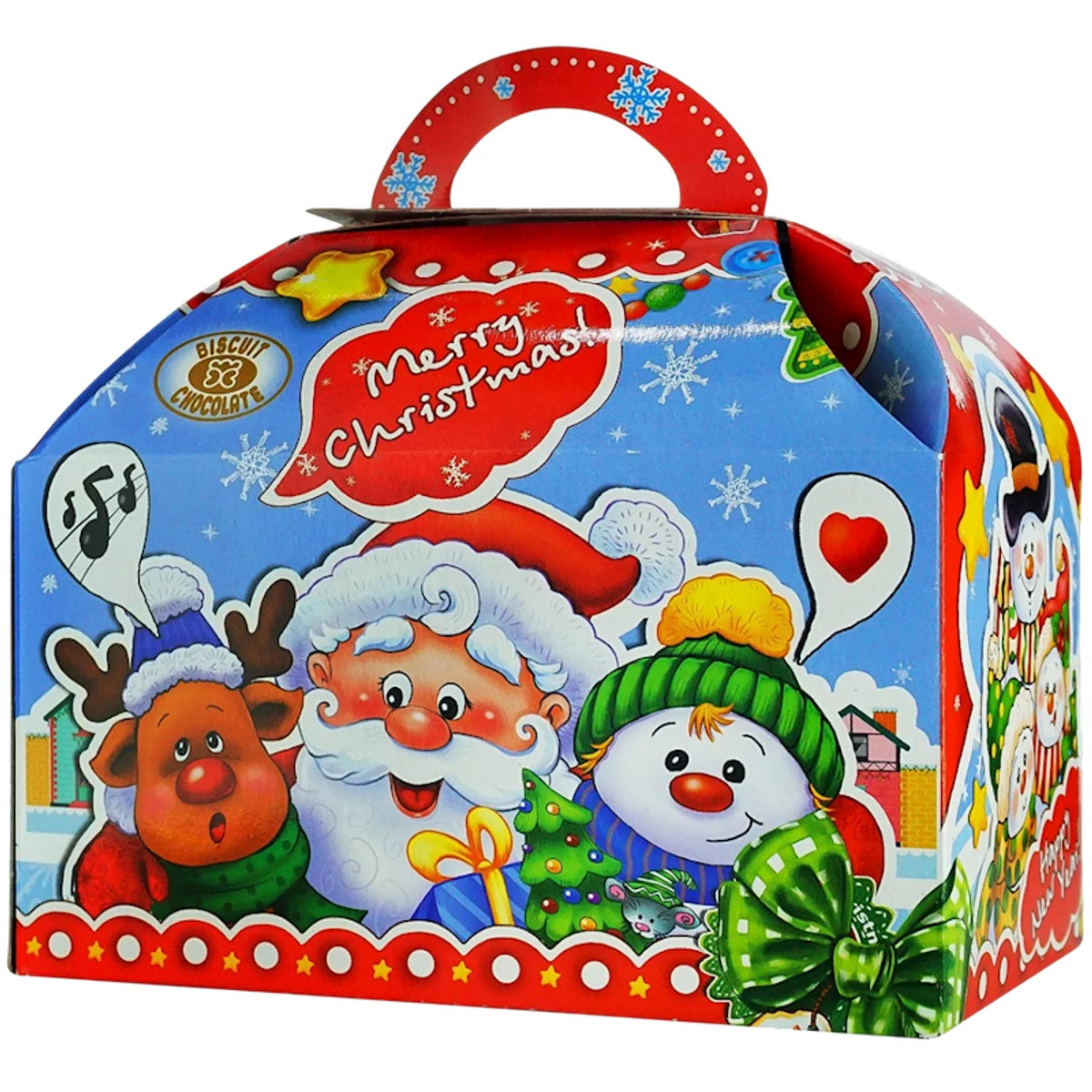 XMAS GIFT BOX NEW YEAR'S MIRACLE 6/450GR BISCUIT CHOCOLATE