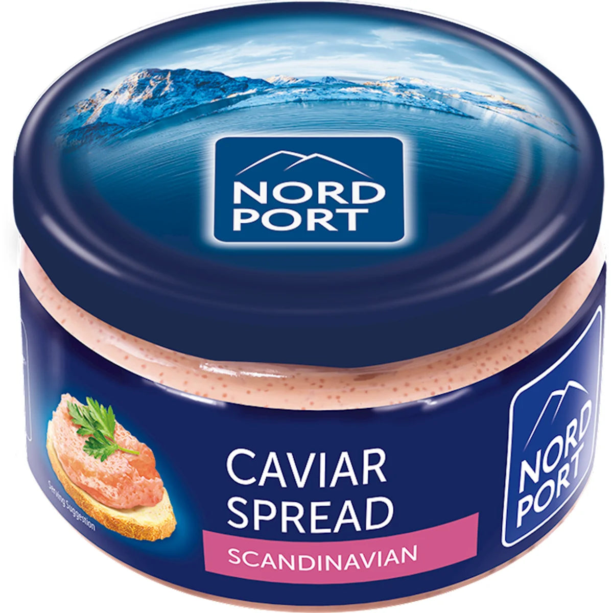 SPREAD CAVIAR TRADITIONAL SCANDINAVIAN 6/180GR NORD PORT NNP5272
