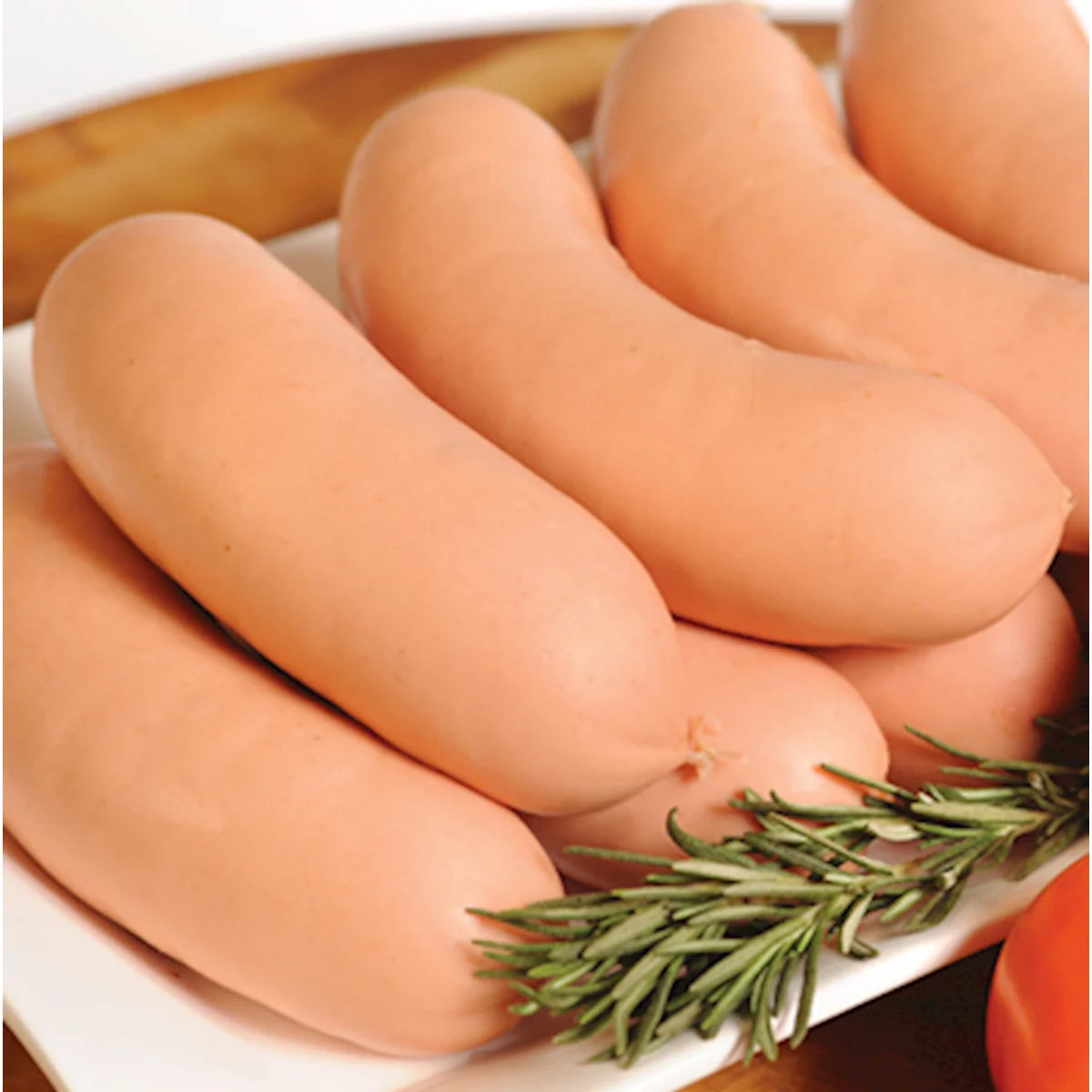 KNOCKWURST PORK SMOKED (D) / PAROWKI WEDZON 1/10-15LB LOOSE GALICJA N377