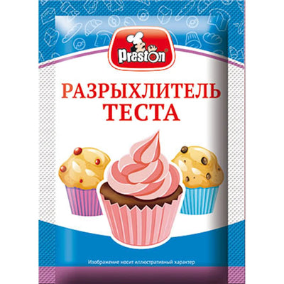 BAKING POWDER 40/12GR PRESTON RUSSIA NA33404
