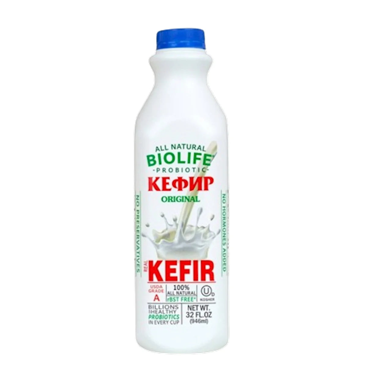 KEFIR ORIGINAL W/PROBIOTIC 12/946ML BIOLIFE
