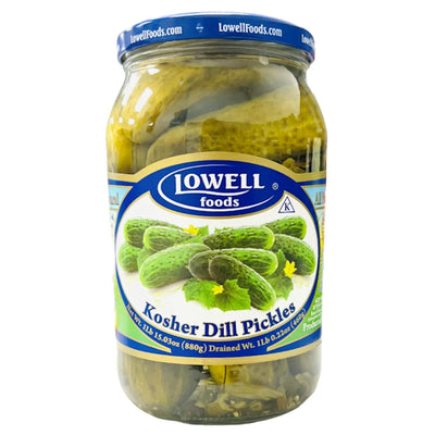 PICKLES DILL KOSHER 12/880GR LOWELL  POLAND N0201LF4649