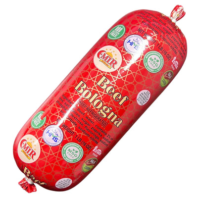 BEEF BOLOGNA CHUNK (SHORT) 12/1LB EMIR HALAL BY LB