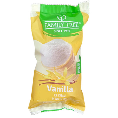 ICE CREAM VANILLA IN WAFFLE CUP 15/130ML FAMILY TREE N2201NC