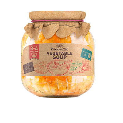 SOUP VEGETABLE 8/720ML DWOREK POLAND