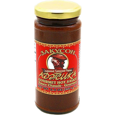 SAUCE ADJIKA GOURMET HOT 12/250GR ZAKUSON