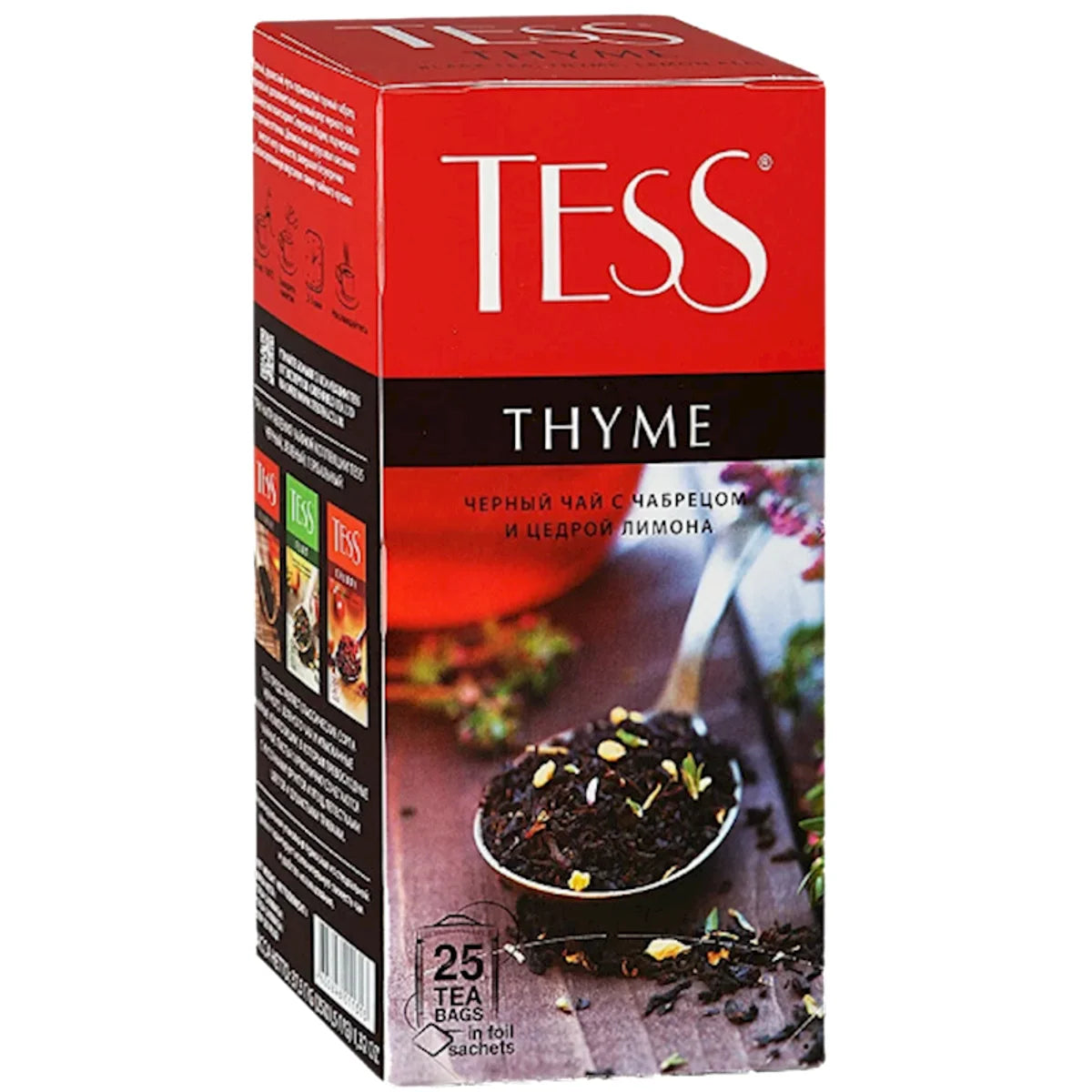 TEA BLACK THYME W/LEMON PEEL 10/(25X1.5GR) TESS 1131-10
