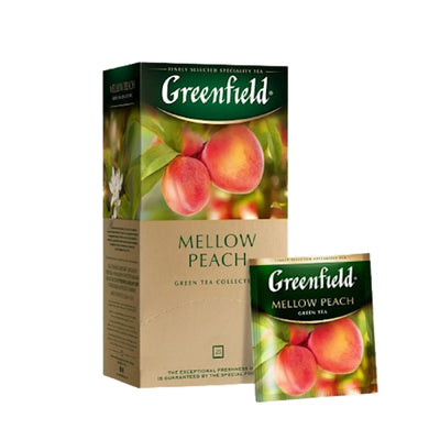 TEA GREEN MELLOW PEACH 10/(25X1.8GR) GREENFIELD 1389-10