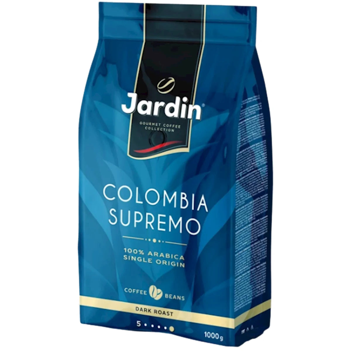 COFFEE BEANS PREMIUM COLOMBIA SUPREMO DARK ROAST 6/1000GR JARDIN
