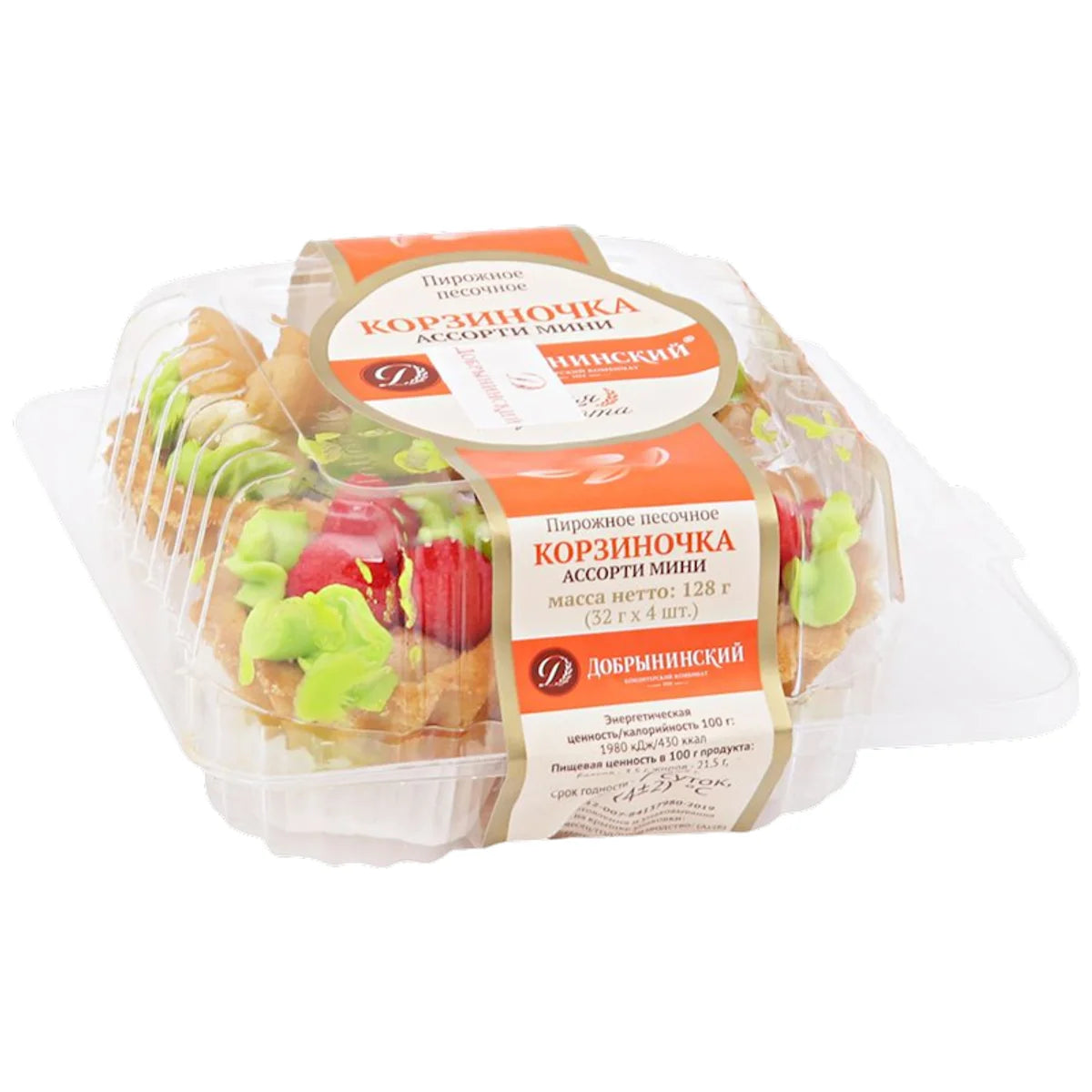 CAKES TARTS ASSORTED 60/128GR DOBRYNINSKIY N6202