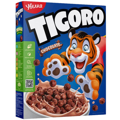BALLS W/CHOCOLATE FLAVOR TIGORO 5/200GR UVELKA N263