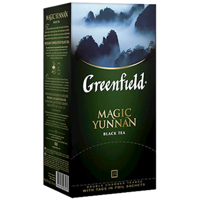 TEA BLACK MAGIC YUNNAN 10/(25X2GR) GREENFIELD 0356-10
