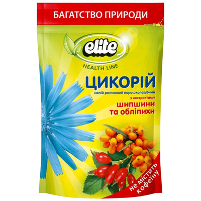 CHICORY POWDER INSTANT W/ROSEHIPS&SEA BUCKTHORN 12/100GR ELITE