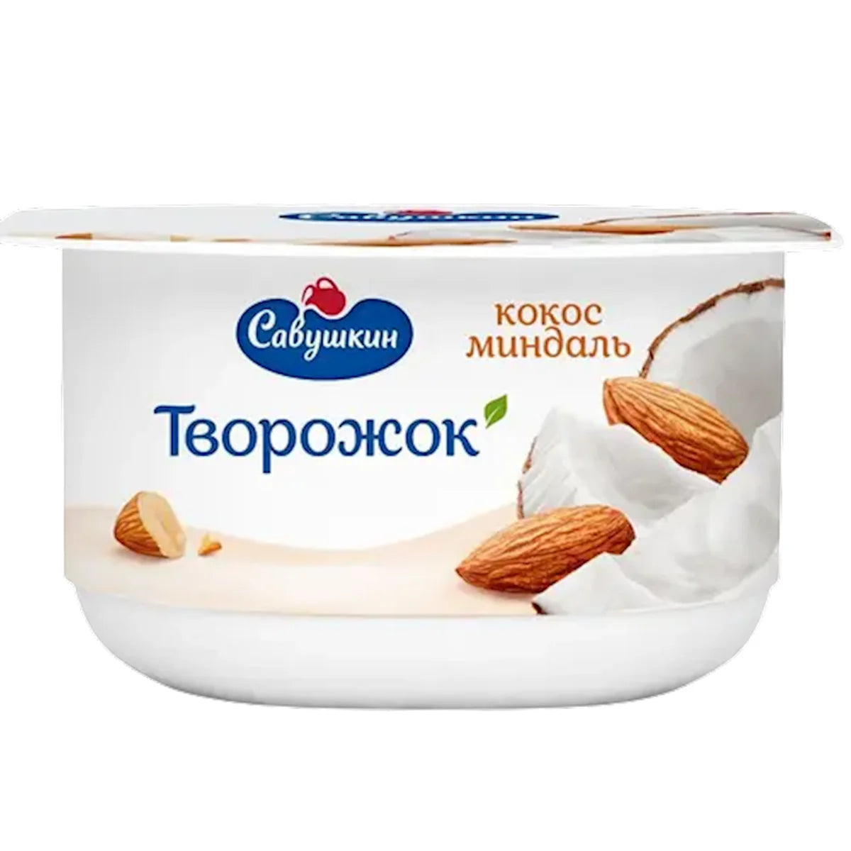 DESSERT COCONUT&ALMONDS CURD 3.5% 8/120GR SAVUSHKIN PRODUCT N2767