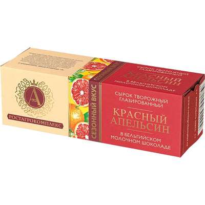 CHEESE BAR RED ORANGE IN MILK CHOCOLATE 26% 6/50GR ROSTAGROKOMPLEX