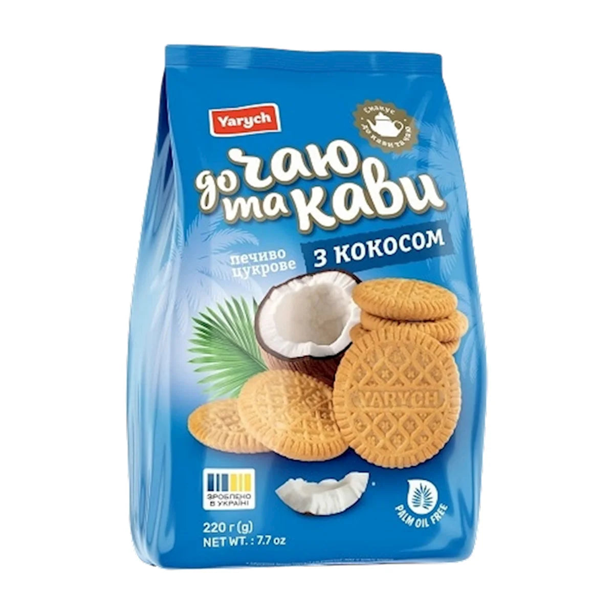 BISCUITS FOR TEA&COFFEE W/COCONUT 15/220GR YARYCH