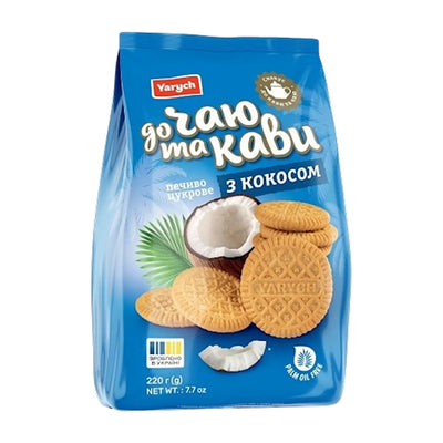 BISCUITS FOR TEA&COFFEE W/COCONUT 15/220GR YARYCH