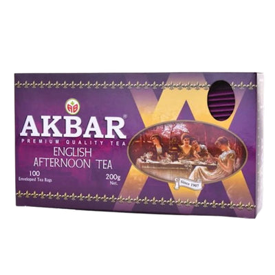 TEA AKBAR BLACK ENGLISH AFTERNOON 12/(100X2GR) SRI-LANKA