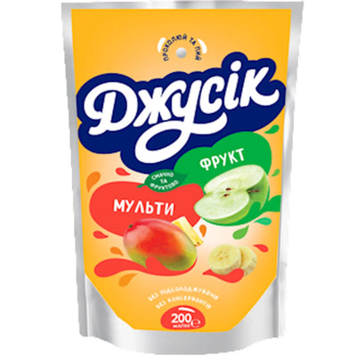 JUICE DRINK MULTIFRUIT 10/0.2L JUICIK UKRAINE N421