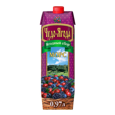 MORS BERRY MIX 12/970ML CHUDO-YAGODA