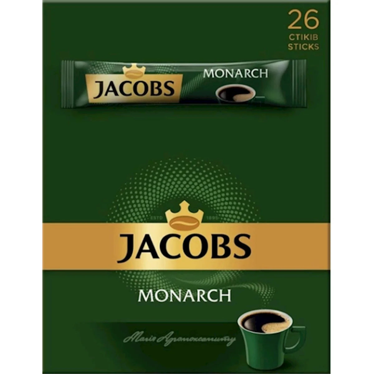 COFFEE STICKS INSTANT JACOBS MONARCH 20/(26X1.8GR) N114 UKRAINE
