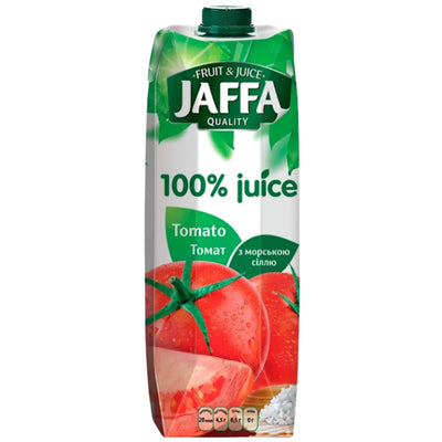 JUICE TOMATO W/SEA SALT 100% JUICE 12/0.95L JAFFA UKRAINE