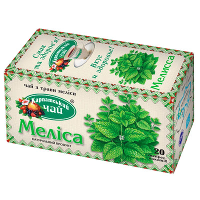 TEA MELISSA 36/(20X1.35GR) CARPATHIAN TEA UKRAINE