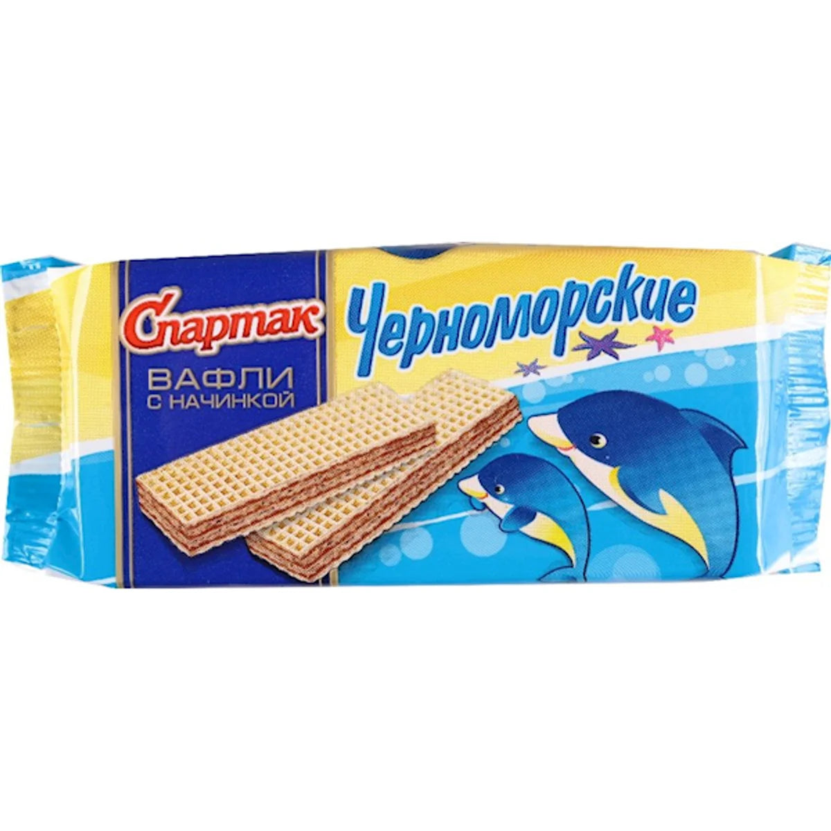 WAFFLES CHERNOMORSKIE 54/72GR FLOW PACK SPARTAK N8492