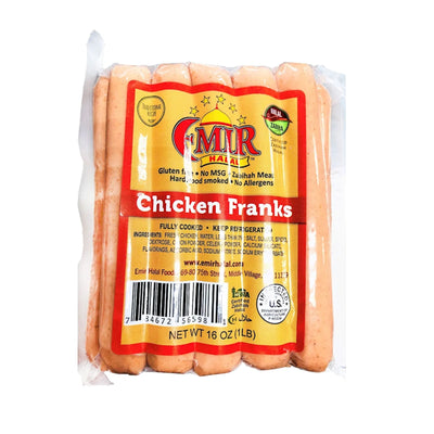 CHICKEN FRANKS 12/1LB EMIR HALAL BY LB N5981