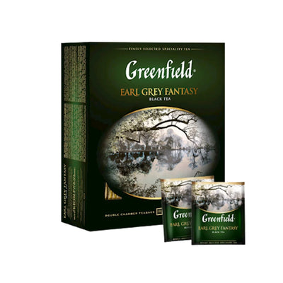 TEA BLACK EARL GREY FANTASY 9/(100X2GR) GREENFIELD 0584-09