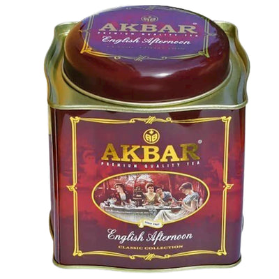 TEA   AKBAR BLACK CEYLON ENGLISH AFTERNOON 12/250GR SRI-LANKA