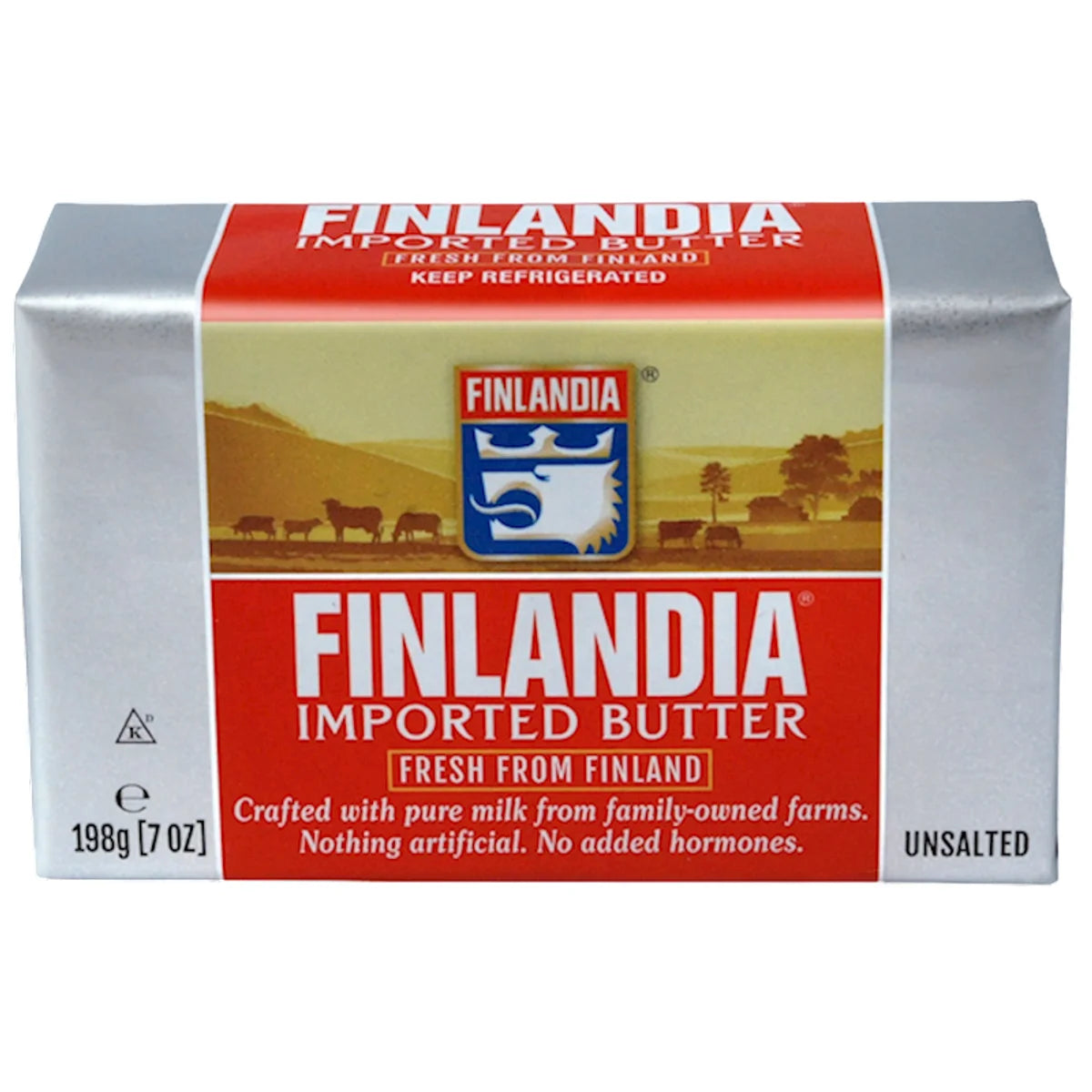 BUTTER FINLANDIA UNSALTED 20/227GR N1002/50135