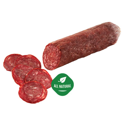 SALAMI BRAUSHVEGSKAYA DRY BRUSSEL PORK&BEEF 18/25LB  ALEF N43-BRA/92005