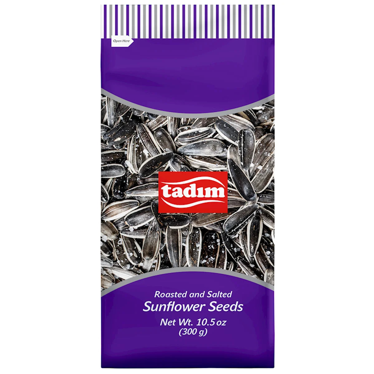 SUNFLOWER SEEDS ROASTED EXTRA SALTED 12/300GR TADIM N8066/ 022