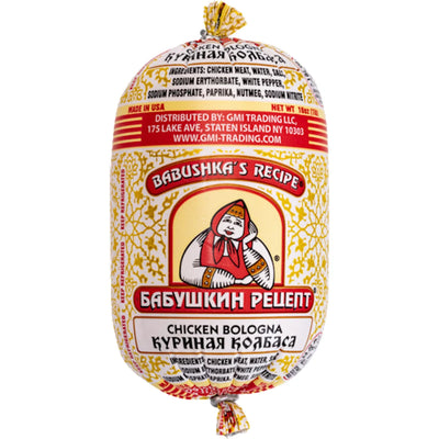 BOLOGNA CHICKEN CHUB BABUSHKA'S RECIPE 1/454GR N91450/192G
021143940029