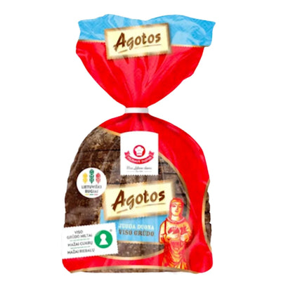BREAD DARK AGATHAS SLICED 10/375GR LITHUANIA N218010