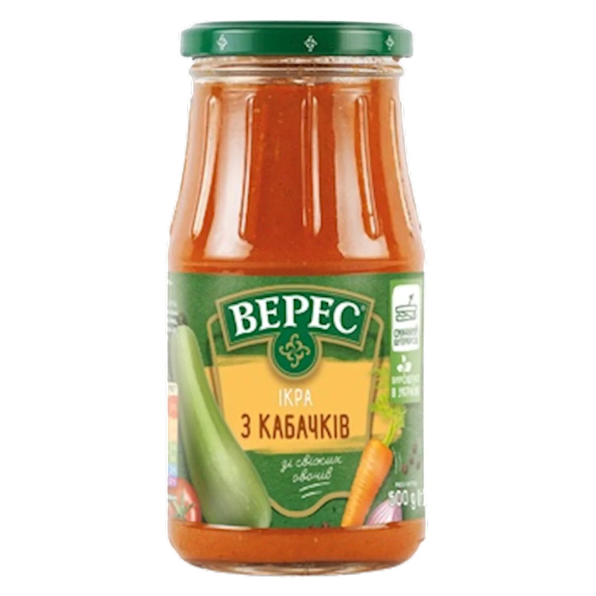 ZUCCHINI SPREAD 12/500GR VERES UKRAINE