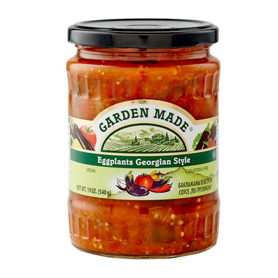 EGGPLANTS GEORGIAN STYLE 12/19OZ GARDEN MADE BULGARIA N33108