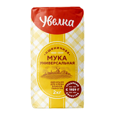 FLOUR WHEAT UNIVERSAL 6/2KG UVELKA 6/2000G UVELKA