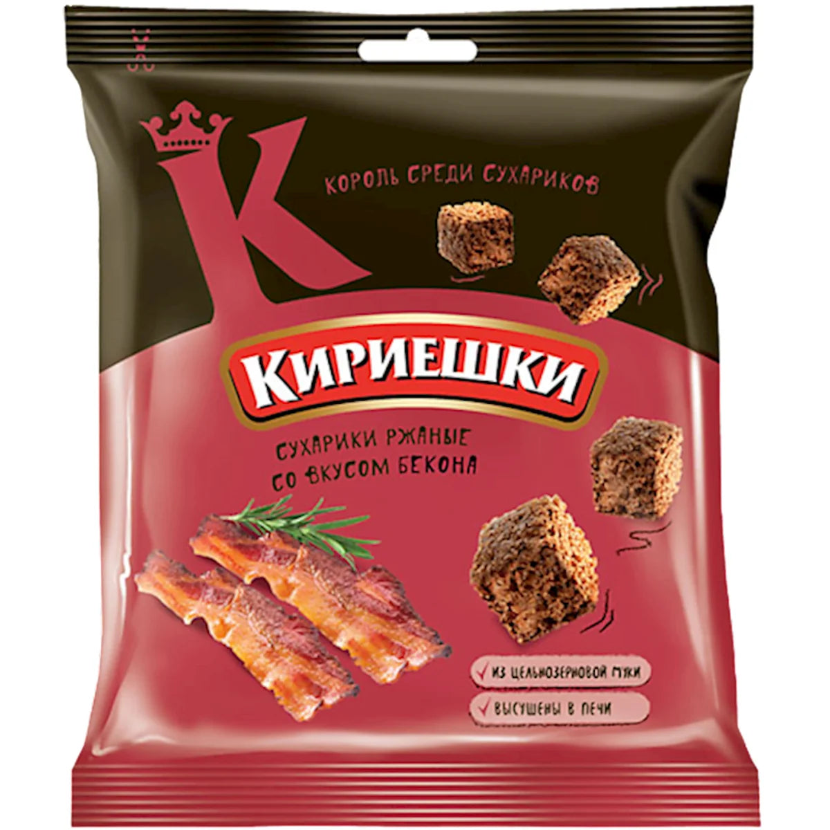 DRY BREAD RYE W/BACON FLAVOR 60/40GR KIRIESHKI NMBC101