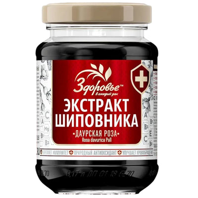 SYRUP ROSEHIP INSTANT BABUSHKIN HUTOROK 15/200GR GLASS  N90107 RUSSIA