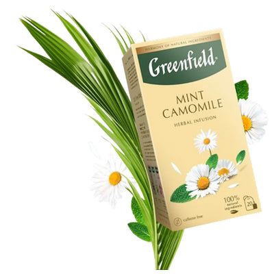 TEA MINT CAMOMILE 8/(20*1.5GR) GREENFIELD 1787-08-EC