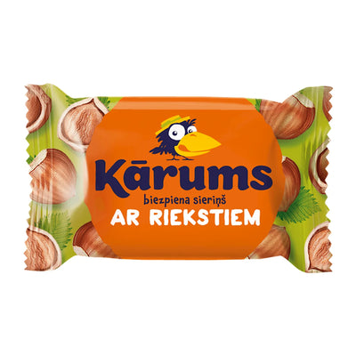 CHEESE BAR W/NUTS CHOCOLATE GLAZED 20/45GR KARUMS N51264