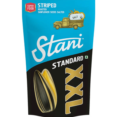 SUNFLOWER SEEDS ROASTED SALTED STRIPED XXL 10/350GR STANI